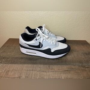 Nike Air Max 1 “White Black” 
- Size 9.5 Men.